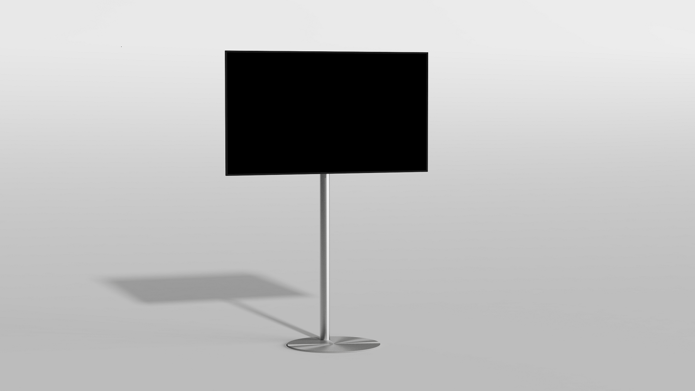Vloerstandaard SPHERE rvs 150 cm VESA 100x100