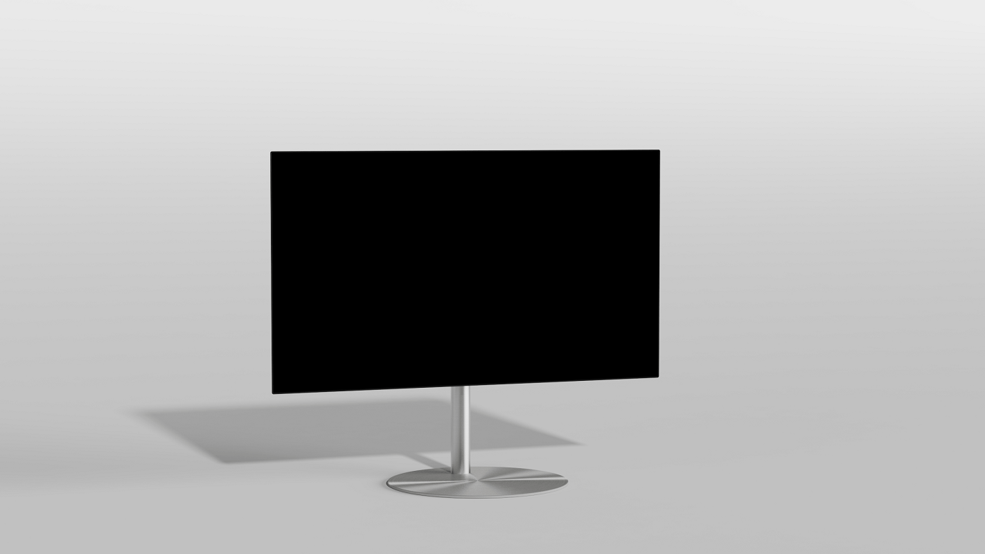 Vloerstandaard SPHERE rvs 60 cm VESA 100x100