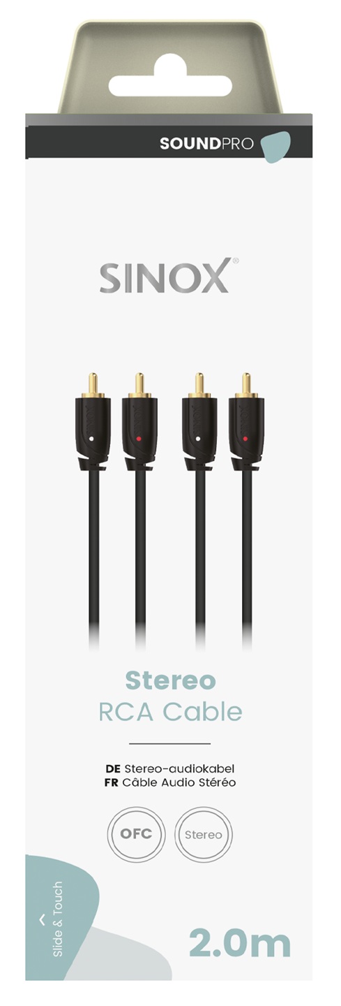 SOUND PRO - Aansluitkabel 2xRCA 2 mtr.