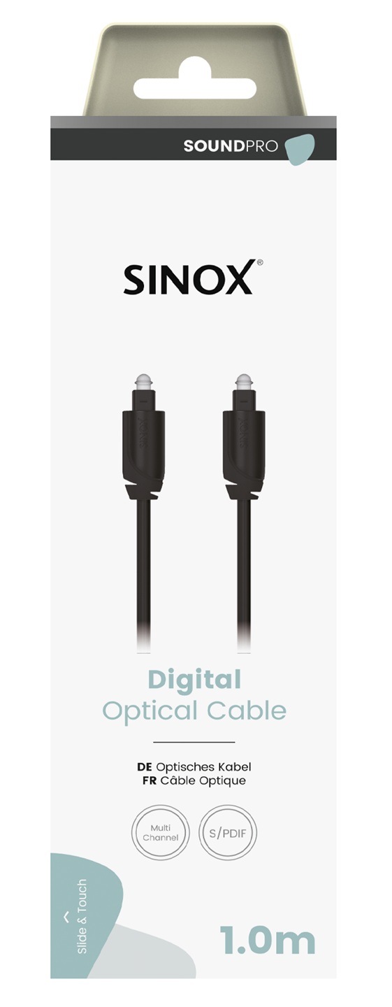 SOUND PRO - Aansluitkabel Toslink 1 mtr.