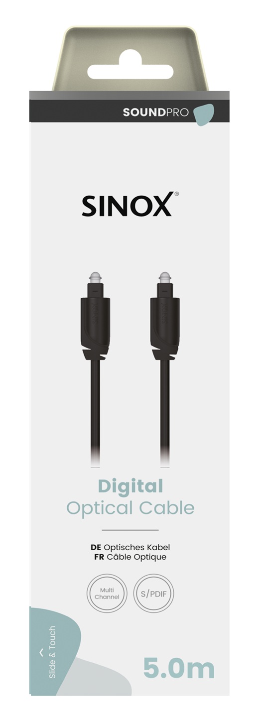 SOUND PRO - Aansluitkabel Toslink 5 mtr.