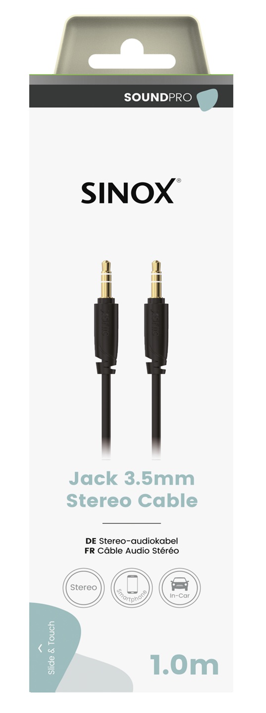 SOUND PRO - Aansluitkabel 3,5mm stereo 1 mtr.