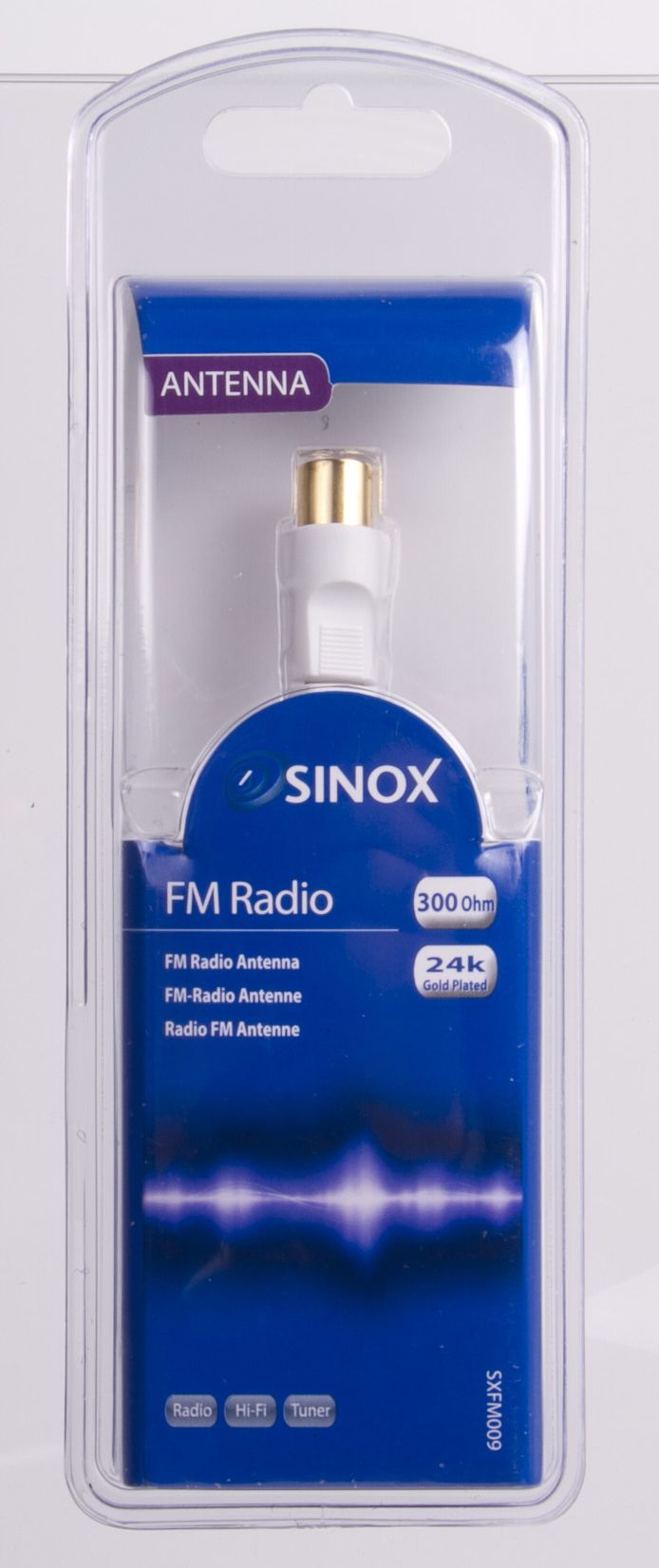 FM lint antenne 300Ohm met Coax [female]
