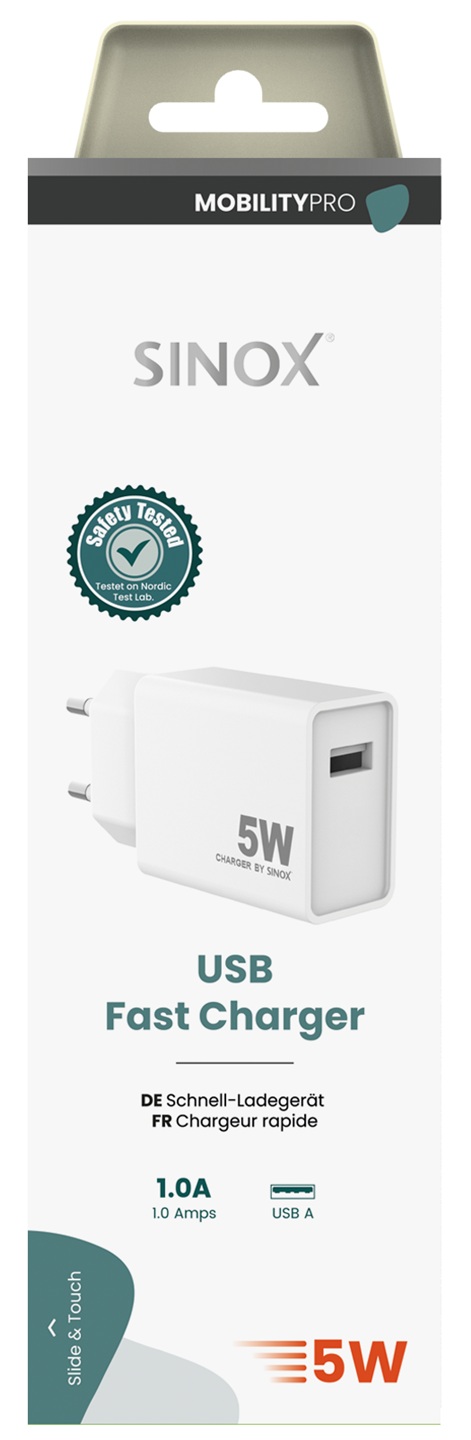 MOBILITY POWER - Lichtnetadapter USB-A 5W