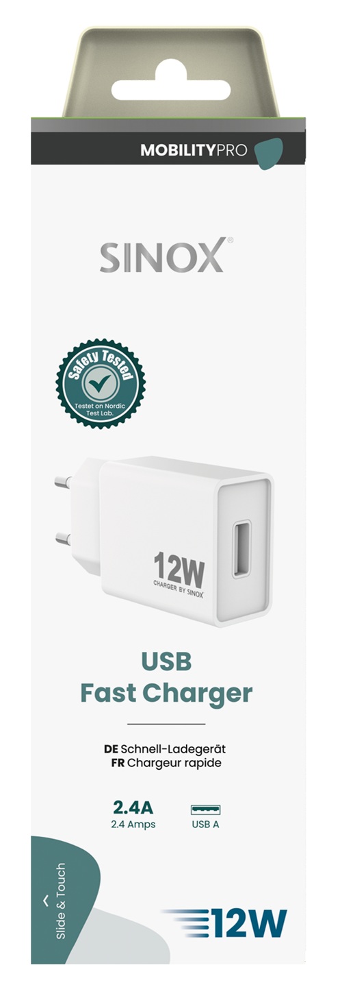 MOBILITY POWER - Lichtnetadapter USB-A 12W