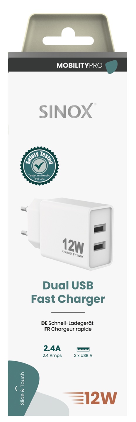 MOBILITY POWER - Lichtnetadapter Quick Charger USB-C PD 20W