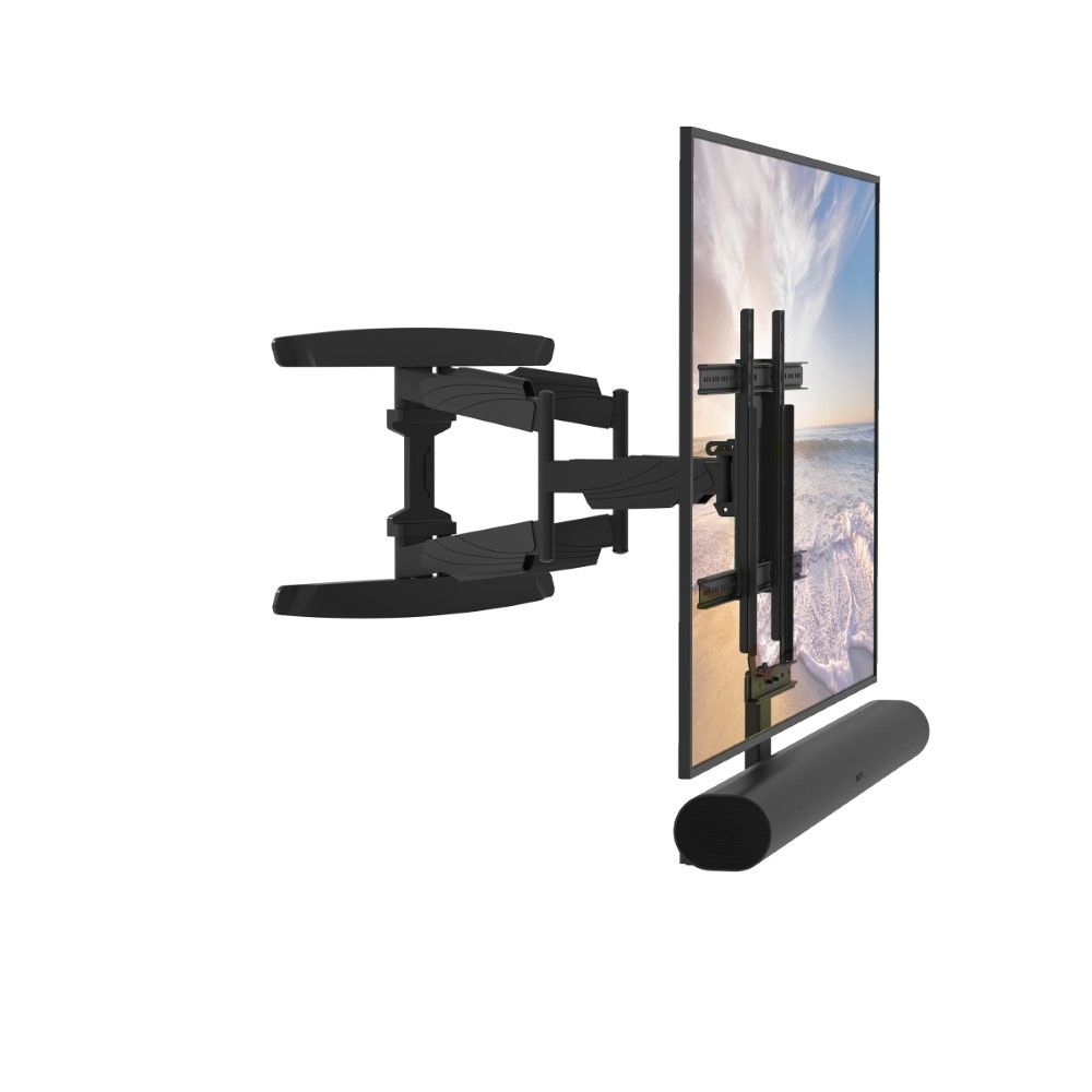 TV Muurbeugel DOUBLE zwart voor Sonos ARC(Ultra)