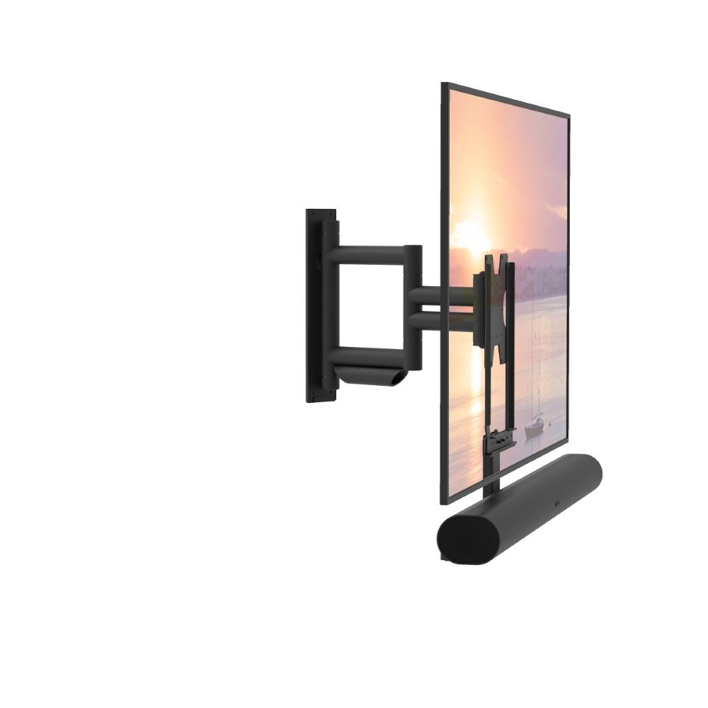 TV Muurbeugel PREMIUM zwart voor Sonos ARC(Ultra)