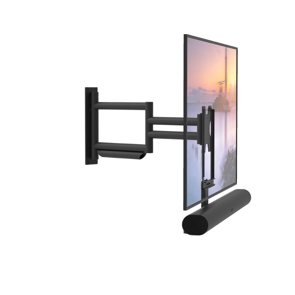 TV Muurbeugel PREMIUM XL zwart voor Sonos ARC(Ultra)